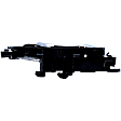 15858 Front Or Rear, Passenger Side Black Exterior Door Handle, Without Door Lock Hole, Help Series