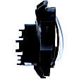 15858 Front Or Rear, Passenger Side Black Exterior Door Handle, Without Door Lock Hole, Help Series