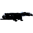 15859 Front Or Rear, Driver Side Black Exterior Door Handle, Without Door Lock Hole, Help Series