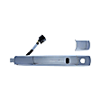 15861 Front, Driver or Passenger Side Chrome Exterior Door Handle, With Door Lock Hole, Help Series