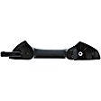 15862 Front Or Rear, Passenger Side Black Exterior Door Handle, Without Door Lock Hole, Help Series