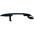 15862 Front Or Rear, Passenger Side Black Exterior Door Handle, Without Door Lock Hole, Help Series