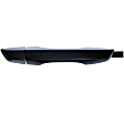 15864 Front, Passenger Side Black Exterior Door Handle, Without Door Lock Hole, Help Series