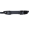 15864 Front, Passenger Side Black Exterior Door Handle, Without Door Lock Hole, Help Series