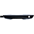15865 Front, Driver Side Black Exterior Door Handle, With Door Lock Hole, Help Series