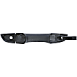 15865 Front, Driver Side Black Exterior Door Handle, With Door Lock Hole, Help Series