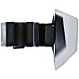 15865 Front, Driver Side Black Exterior Door Handle, With Door Lock Hole, Help Series