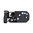 15870 Front Or Rear, Passenger Side Black Interior Door Handle, Without Door Lock Hole, Help Series