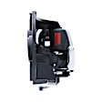 15870 Front Or Rear, Passenger Side Black Interior Door Handle, Without Door Lock Hole, Help Series
