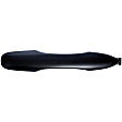 15872 Front, Passenger Side Black Exterior Door Handle, Without Door Lock Hole, Help Series