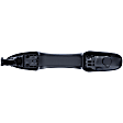 15872 Front, Passenger Side Black Exterior Door Handle, Without Door Lock Hole, Help Series