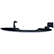 15872 Front, Passenger Side Black Exterior Door Handle, Without Door Lock Hole, Help Series