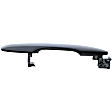 15872 Front, Passenger Side Black Exterior Door Handle, Without Door Lock Hole, Help Series