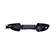 15878 Front, Passenger Side Black Exterior Door Handle, Without Door Lock Hole, Help Series