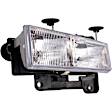 1590000 Driver Side Halogen Headlight, With bulb(s), OE Replacement