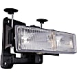1590001 Passenger Side Halogen Headlight, With bulb(s), OE Replacement