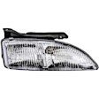 1590034 Driver Side Halogen Headlight, With bulb(s), OE Replacement