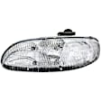 1590064 Driver Side Halogen Headlight, With bulb(s), OE Replacement
