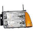 1590080 Driver Side Halogen Headlight, With bulb(s), OE Replacement