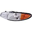 1590082 Driver Side Halogen Headlight, With bulb(s), OE Replacement