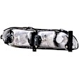 1590086 Driver Side Halogen Headlight, With bulb(s), OE Replacement