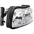 1590086 Driver Side Halogen Headlight, With bulb(s), OE Replacement