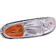1590097 Passenger Side Halogen Headlight, With bulb(s), OE Replacement