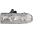1590102 Driver Side Halogen Headlight, With bulb(s), OE Replacement