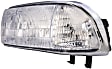 1590103 Passenger Side Halogen Headlight, With bulb(s), OE Replacement