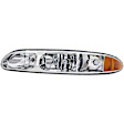 1590132 Driver Side Halogen Headlight, With bulb(s), OE Replacement