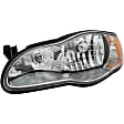 1590146 Driver Side Halogen Headlight, With bulb(s), OE Replacement