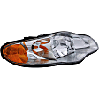 1590147 Passenger Side Halogen Headlight, With bulb(s), OE Replacement