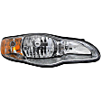 1590147 Passenger Side Halogen Headlight, With bulb(s), OE Replacement