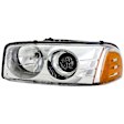 1590148 Driver Side Halogen Headlight, With bulb(s), Clear Lens