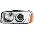 1590148 Driver Side Halogen Headlight, With bulb(s), Clear Lens