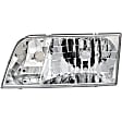 1590152 Driver Side Halogen Headlight, With bulb(s), OE Replacement