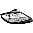 1590166 Passenger Side Halogen Headlight, With bulb(s), OE Replacement