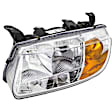 1590172 Driver Side Halogen Headlight, With bulb(s), OE Replacement