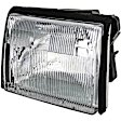1590201 Passenger Side Halogen Headlight, With bulb(s), OE Replacement