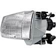 1590202 Driver Side Halogen Headlight, With bulb(s), OE Replacement