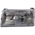 1590212 Driver Side Halogen Headlight, With bulb(s), OE Replacement
