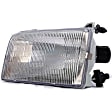 1590212 Driver Side Halogen Headlight, With bulb(s), OE Replacement