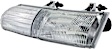 1590216 Driver Side Halogen Headlight, With bulb(s), OE Replacement