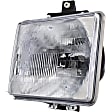 1590232 Driver Side Halogen Headlight, With bulb(s), OE Replacement