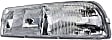 1590235 Passenger Side Halogen Headlight, With bulb(s), OE Replacement