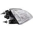 1590243 Passenger Side Halogen Headlight, With bulb(s), OE Replacement