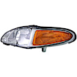 1590250 Driver Side Halogen Headlight, With bulb(s), OE Replacement