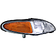 1590251 Passenger Side Halogen Headlight, With bulb(s), OE Replacement