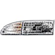 1590254 Driver Side Halogen Headlight, With bulb(s), OE Replacement