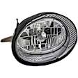 1590262 Driver Side Halogen Headlight, With bulb(s), OE Replacement